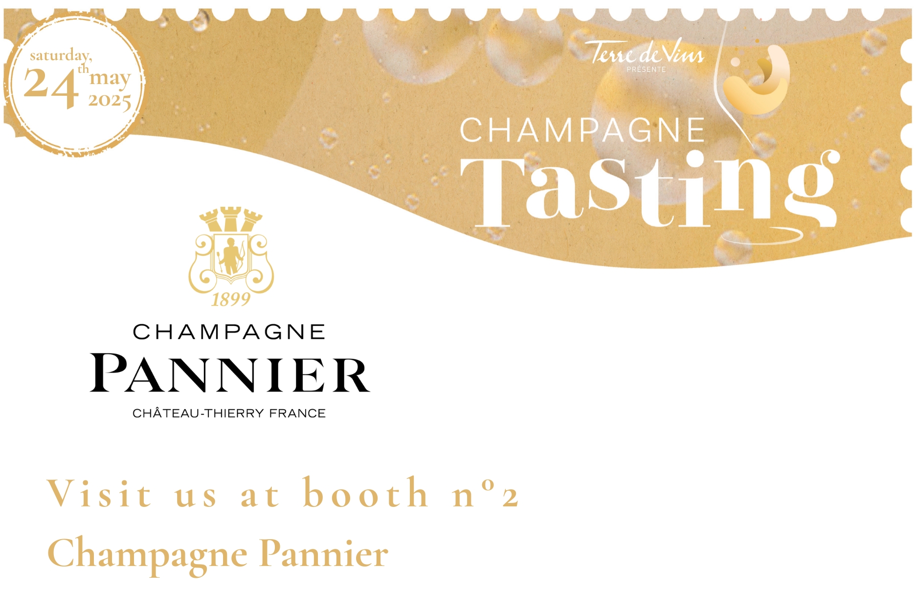 Celebrate the art of champagne with Maison Pannier at Champagne Tasting!